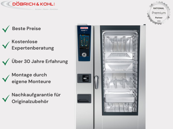 Rational Kombidämpfer iCombi Pro 20 x GN 2-1 Erdgas H