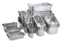APS 81791 GN 2/3 Deckel – Edelstahl, Mit Löffelaussparung, 355 X 325 Mm, Höhe 30 Mm, Spülmaschinengeeignet, Für Gastronomie & Catering