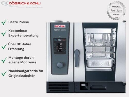 Rational Kombidämpfer iCombi Classic 6 x GN 1-1 Erdgas H