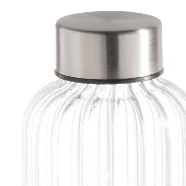 APS Trinkflasche -EVERLINE- Ø 6,5 cm, H: 19,5 cm Glas, 0,4 Liter