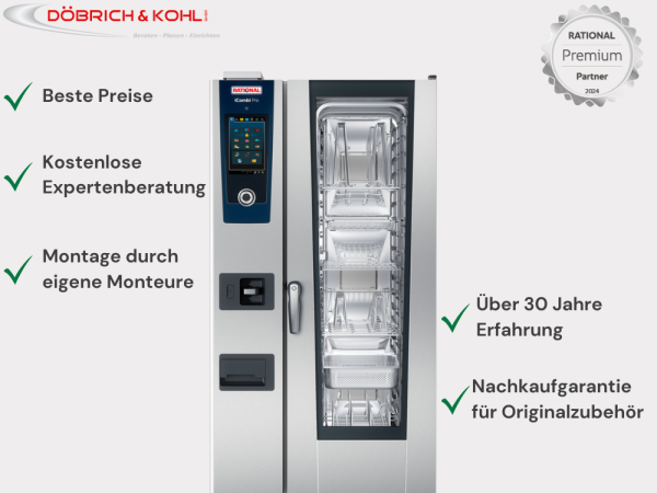 Rational Kombidämpfer iCombi Pro 20 x GN 1-1 Flüssiggas 3P