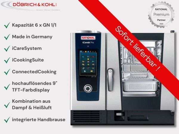 Rational Kombidämpfer iCombi Pro 6 x GN 1-1 Elektro