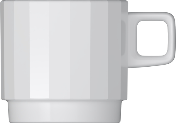 Bauscher Obertasse stapelbar 0.25l EDGE