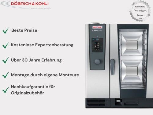 Rational Kombidämpfer iCombi Classic 10 x GN 1-1 Erdgas L