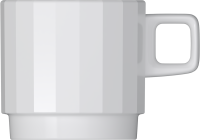 Vorschau: Bauscher Obertasse stapelbar 0.25l EDGE