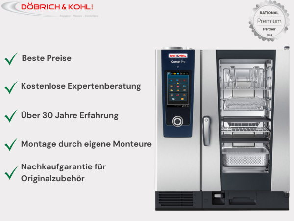 Rational Kombidämpfer iCombi Pro 10 x GN 1-1 Erdgas H