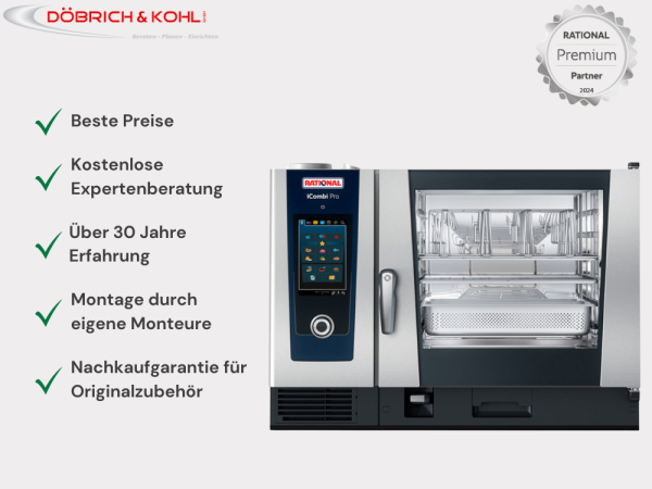 Rational Kombidämpfer iCombi Pro 6 x GN 2-1 Erdgas L