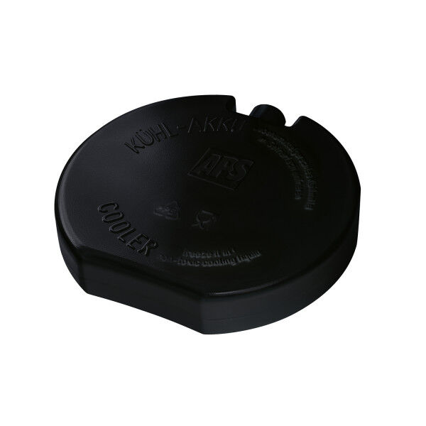 APS Kühlakku Ø 10,5 cm, H: 2 cm Polyethylen, schwarz