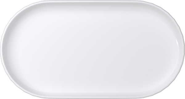 Bauscher Platte oval 32x17cm EDGE