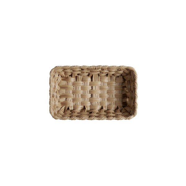 APS GN 1/4 Korb -TWIRL- 26,5 x 16,2 cm, H: 6,5 cm Polypropylen, braun