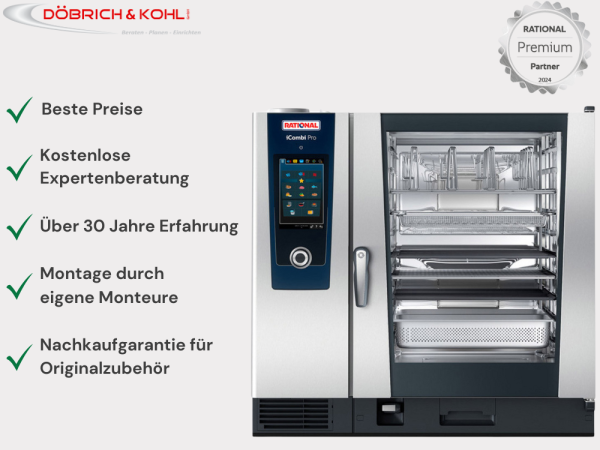 Rational Kombidämpfer iCombi Pro 10 x GN 2-1 Erdgas H