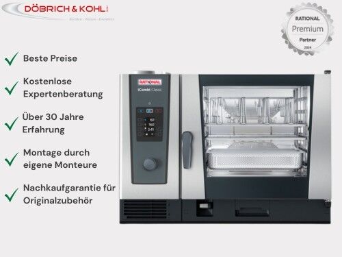 Rational Kombidämpfer iCombi Classic 6 x GN 2-1 Erdgas H