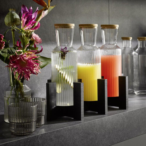APS Glaskaraffe 1,5 Liter "Lines"