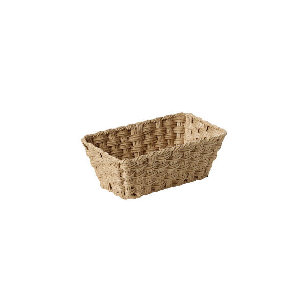 APS GN 1/4 Korb -TWIRL- 26,5 x 16,2 cm, H: 10 cm Polypropylen, braun