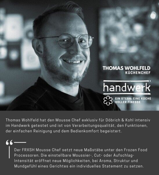 FRXSH Mousse Chef Testimonial